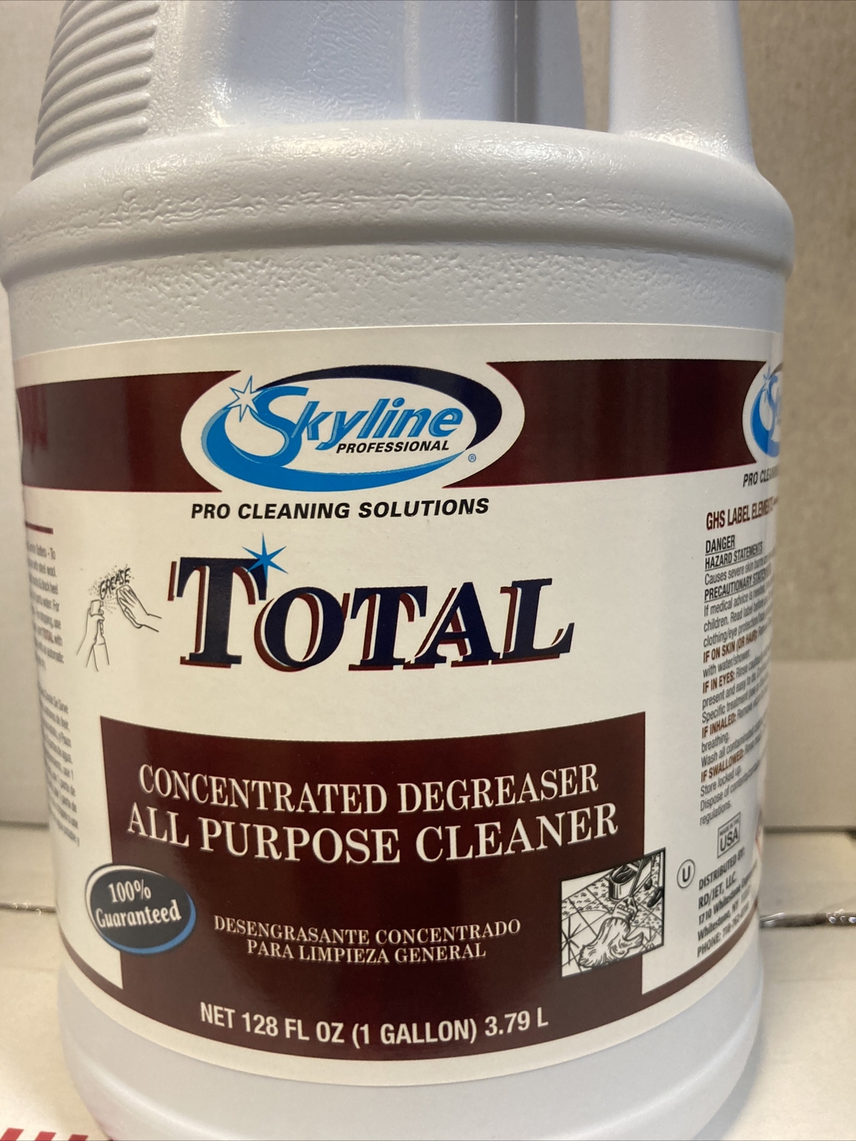 Total Concentrated Degreaser All Purpose 1 Gallon Skyline Pro Cleaning Solution