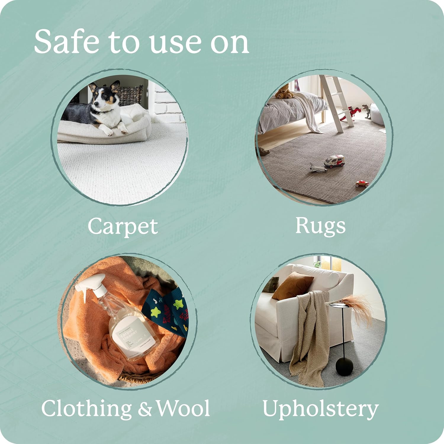 Carpet Cleaner| Stain & Soil Remover for Carpet, Rugs, Upholstery and MORE | PAC