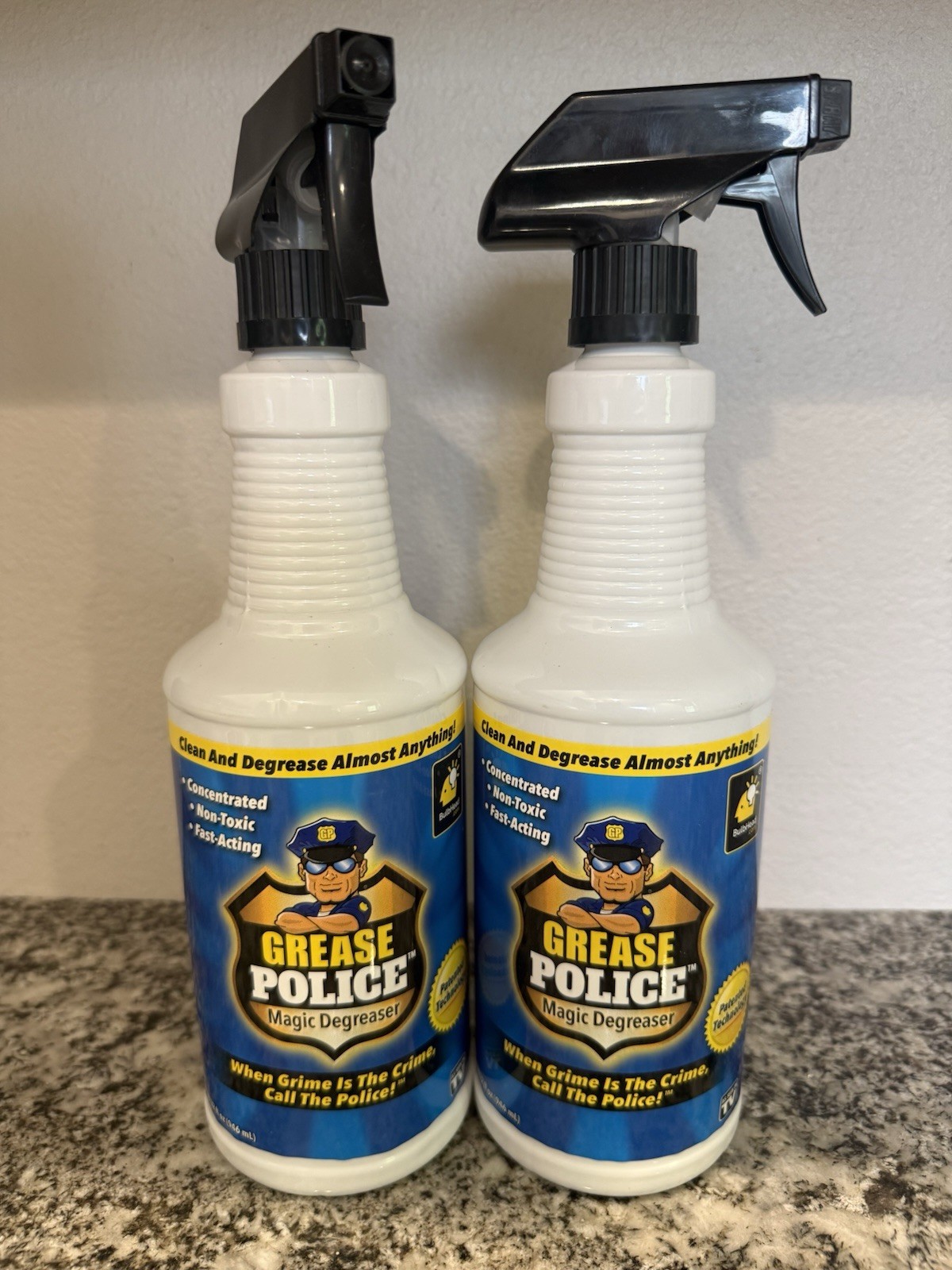 BulbHead Grease Police Magic Degreaser – 946ml – 2 Bottles – NEW