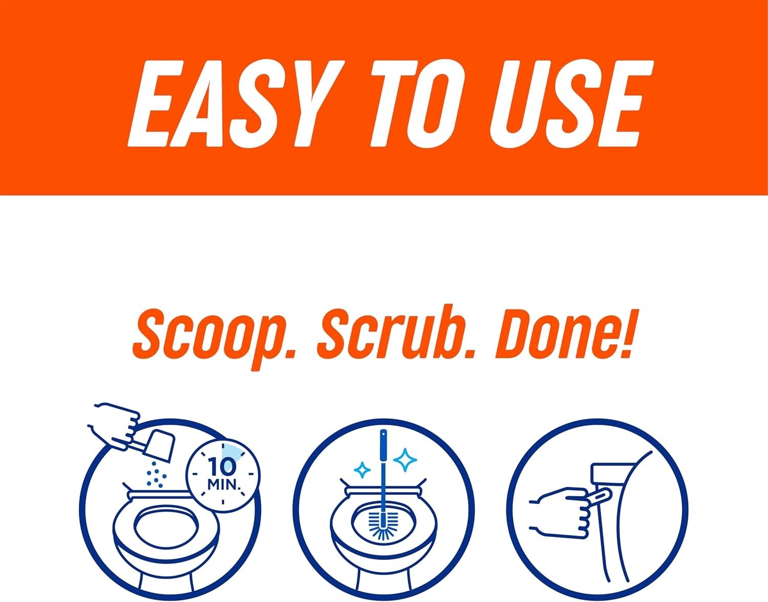 Ultra Foam Toilet Bowl Cleaner – Provides Up to 8 Cleans – Citrus Scent – Fights