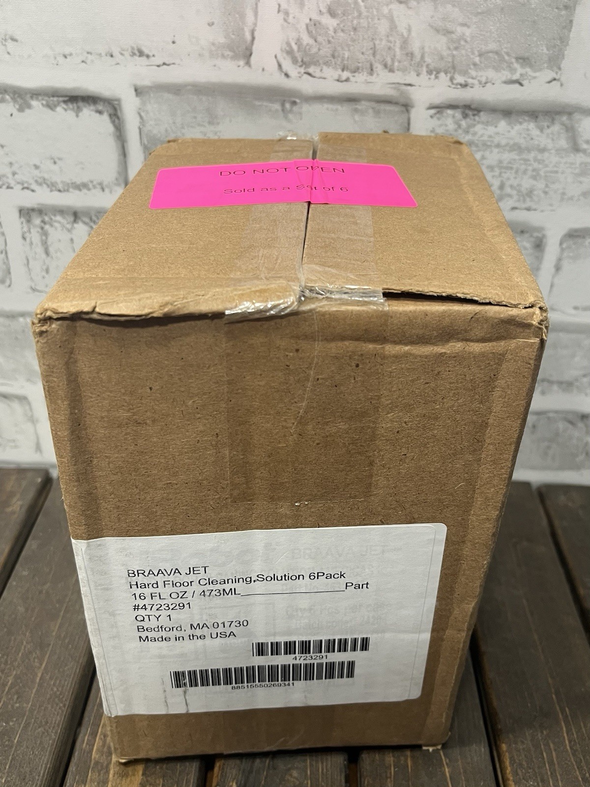 Box of 6 iRobot Braava Jet Hard Floor Cleaning Solution Refill 16 Fl Oz SEALED