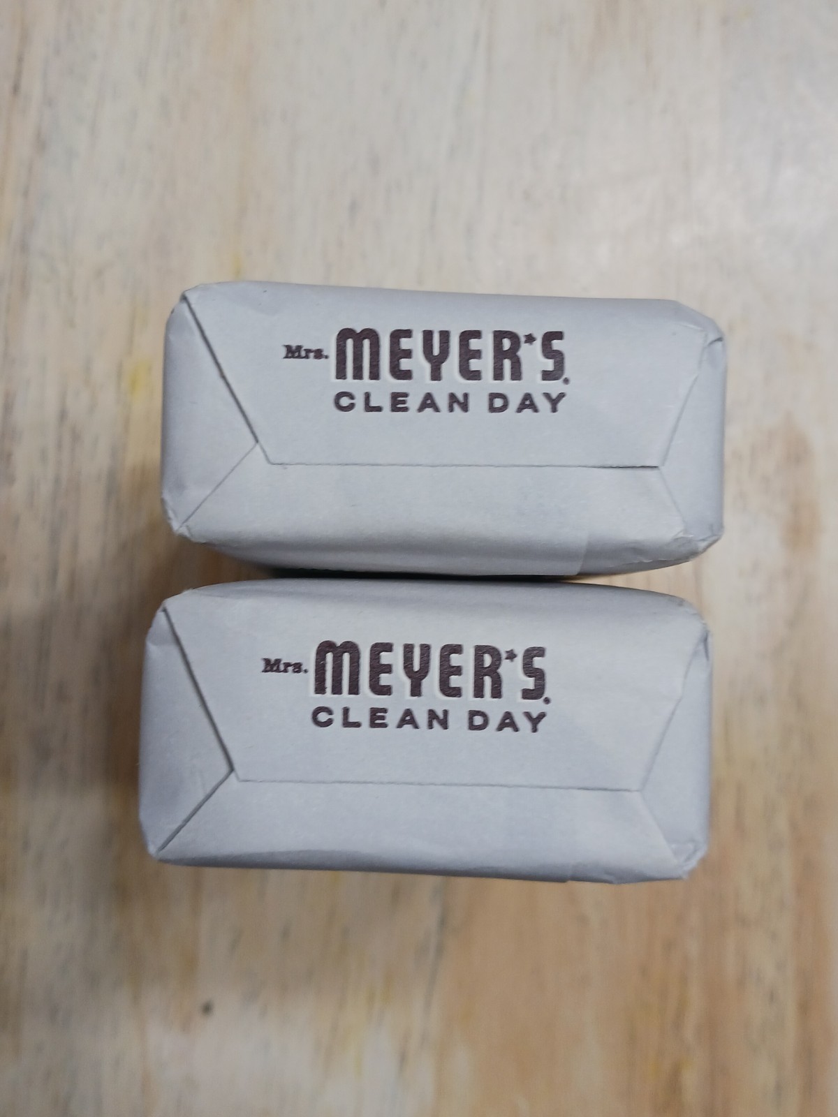 Mrs. Meyer’s Clean Day Lavendar Scent Olive Oil Coconut Oil Soap 5.3 Oz Lot Of 2
