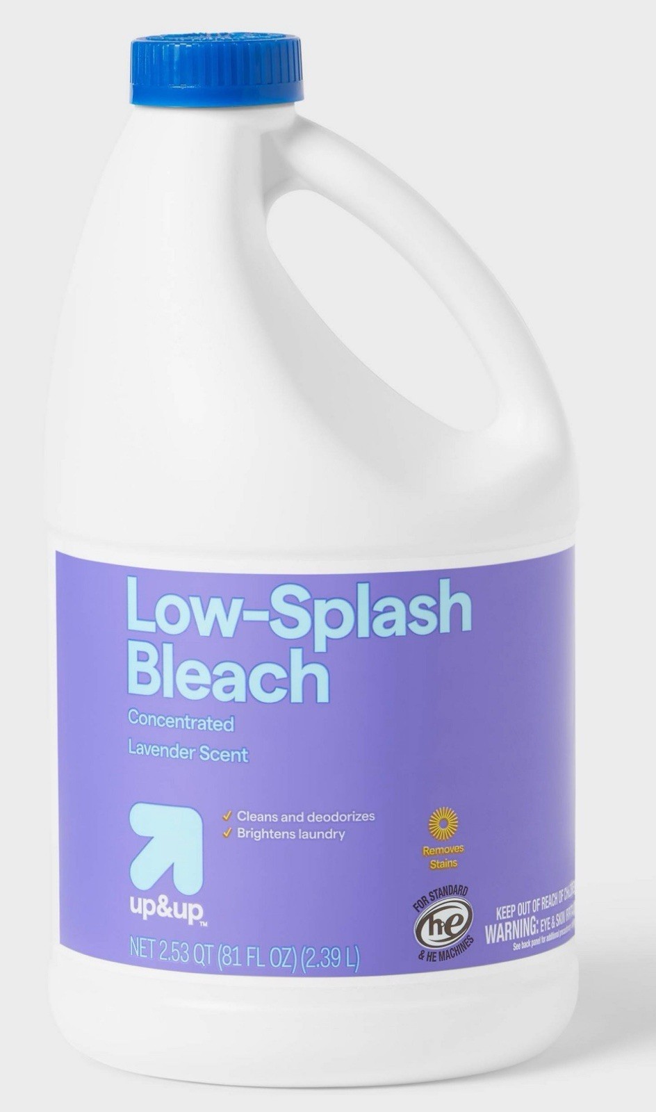 (4 pack) Up up Low-Splash Bleach, Linen Or Lavender Scent, 81 fl oz Or Mix Match