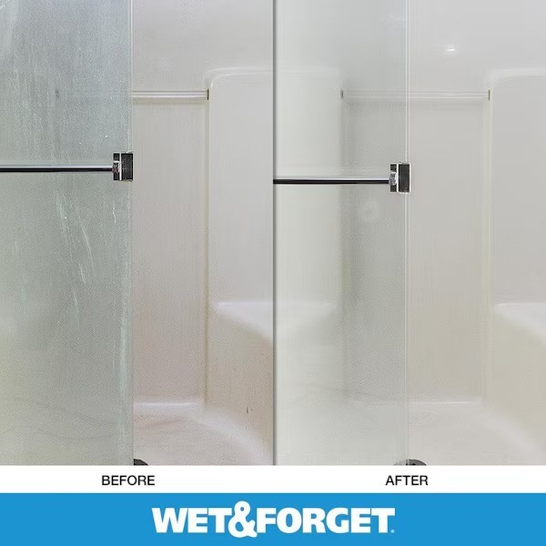 Wet & Forget 64oz Weekly Shower Spray no harsh fumes, ammonia without scrubbing