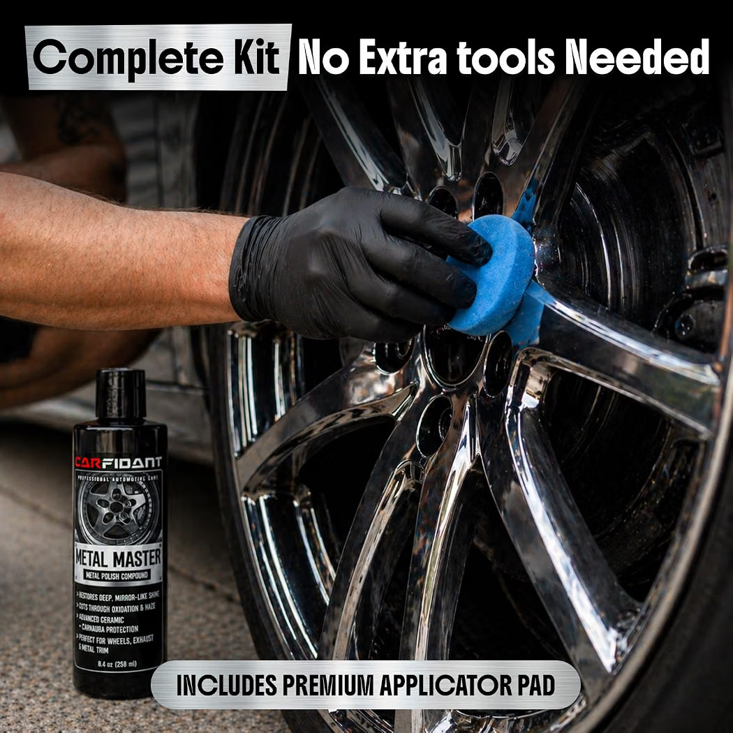 Metal Polish Kit with Applicator Pad – Restores Shine & Removes Oxidation on …