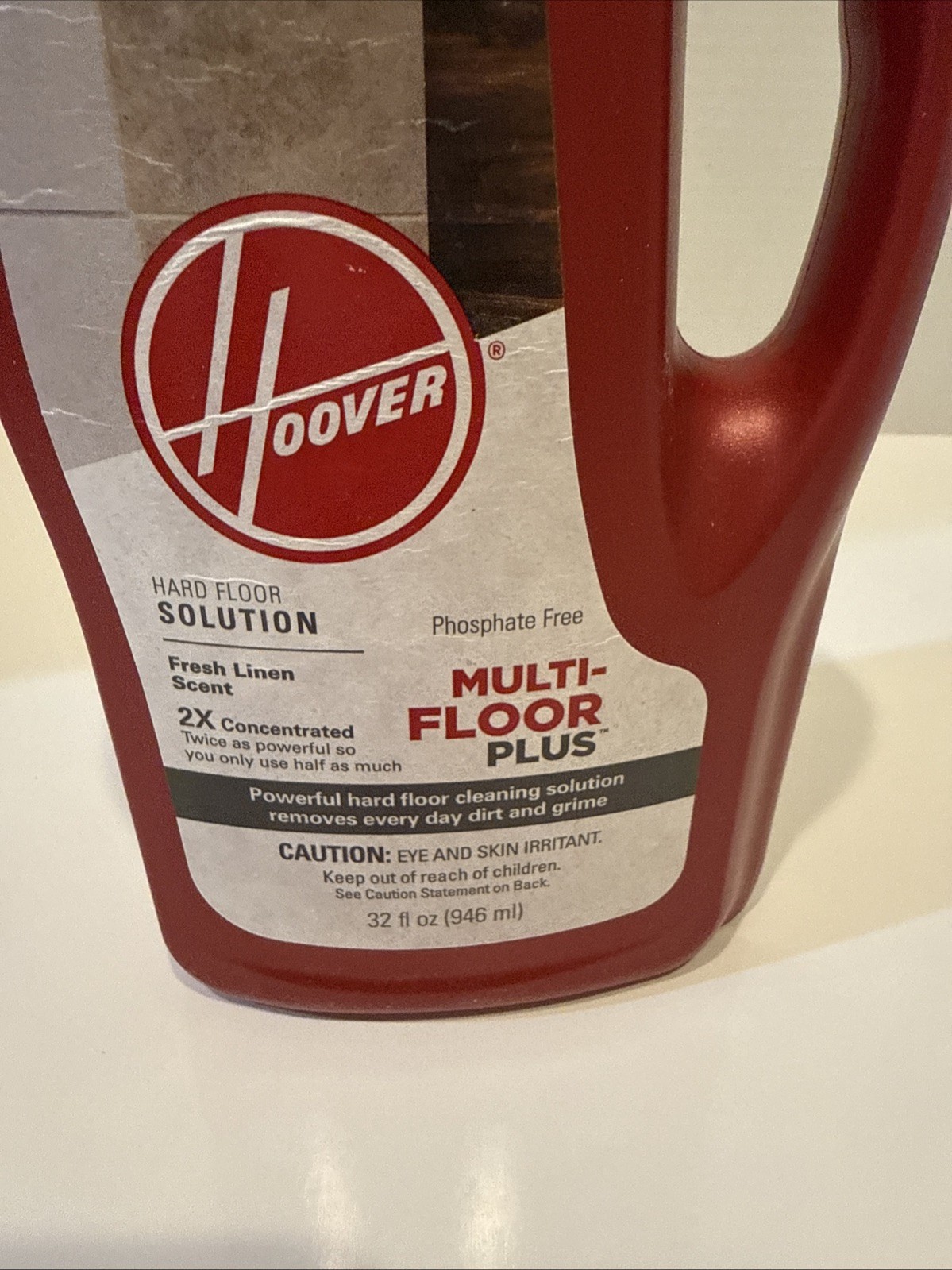 Hoover Multi-floor Plus 2 x Concentrate Cleaning Solution – 32oz 3/4 Full