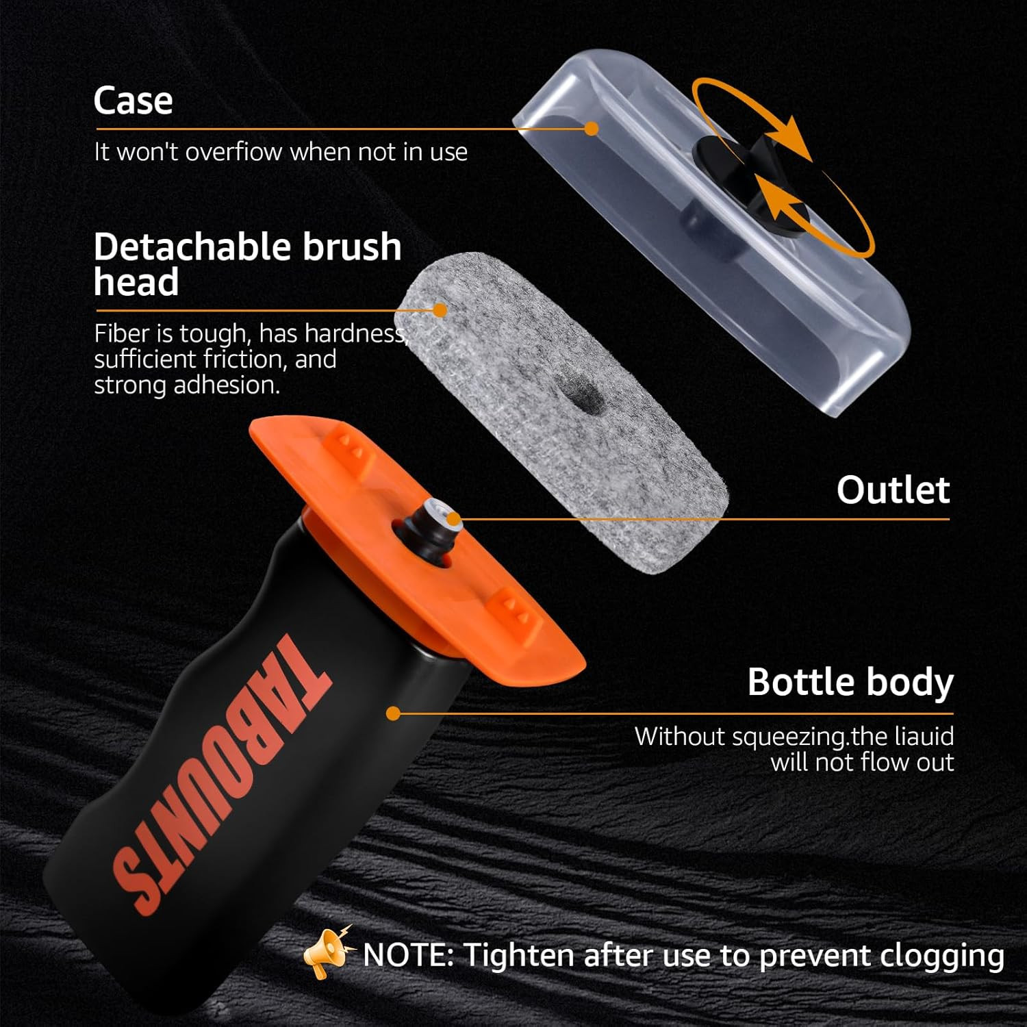 Automotive Oil Film Cleaning Brush Glass Remover Car Windshields Windows Removes