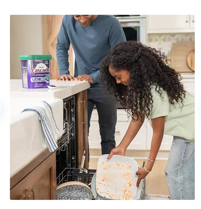 Cascade Platinum Plus ActionPacs Dishwasher Detergent Pacs, Fresh Scent, 81 ct.