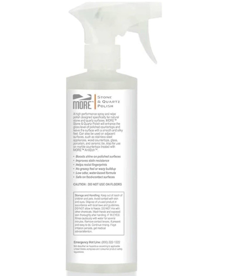 Stone & Quartz Polish Water Based Formula for Natural Stone and Quartz Surfaces