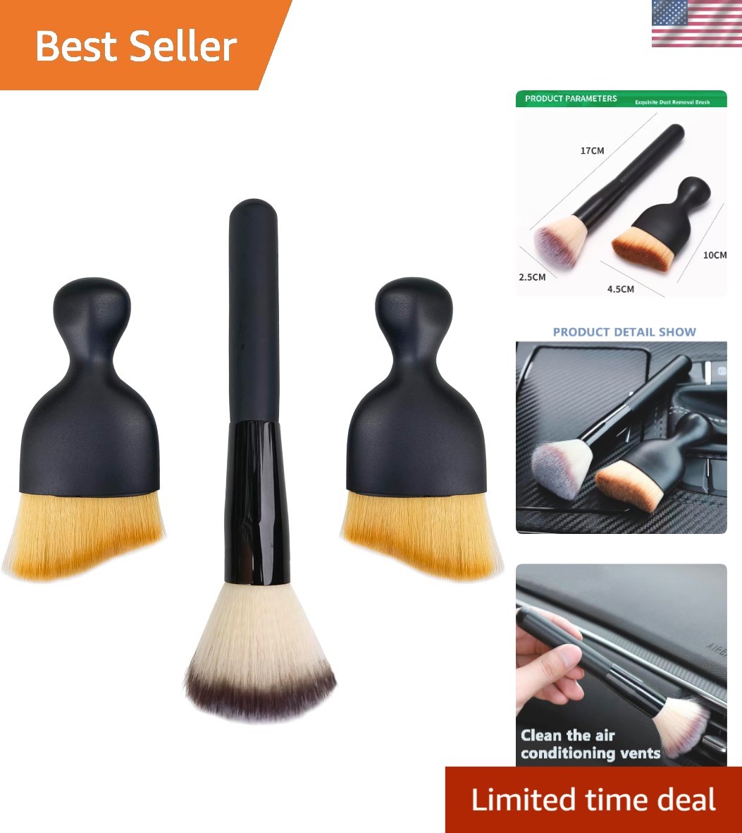 Compact Microfiber Duster Brushes – Ideal for Keyboards, Screens, and Interiors