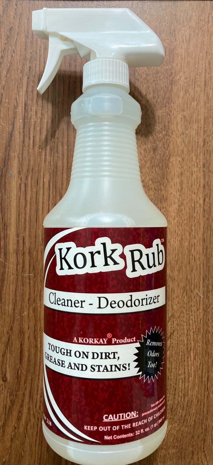 KORK RUB tm #238 1 quart spray bottle