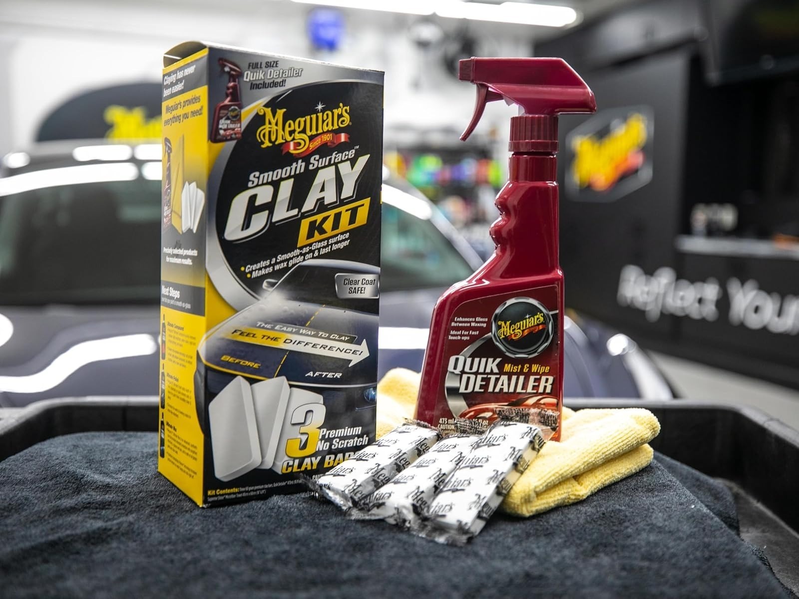 Meguiar’s G191700 Smooth Surface Clay Kit – Safe Automotive Cleaning