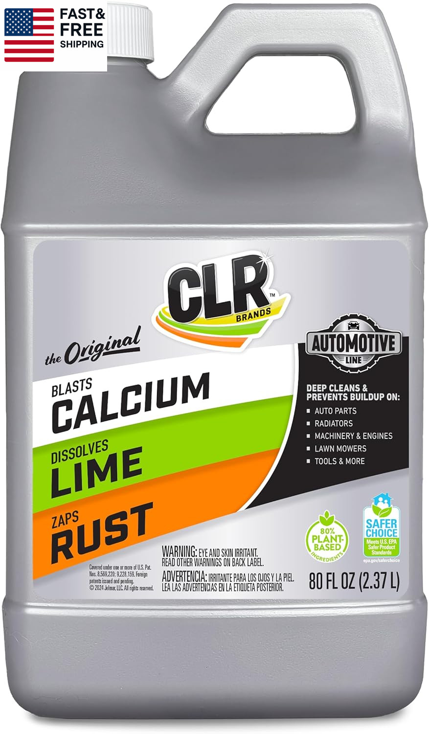 Brands® Automotive Calcium, Lime & Rust Remover, Cleaner for Multiple Surfaces,