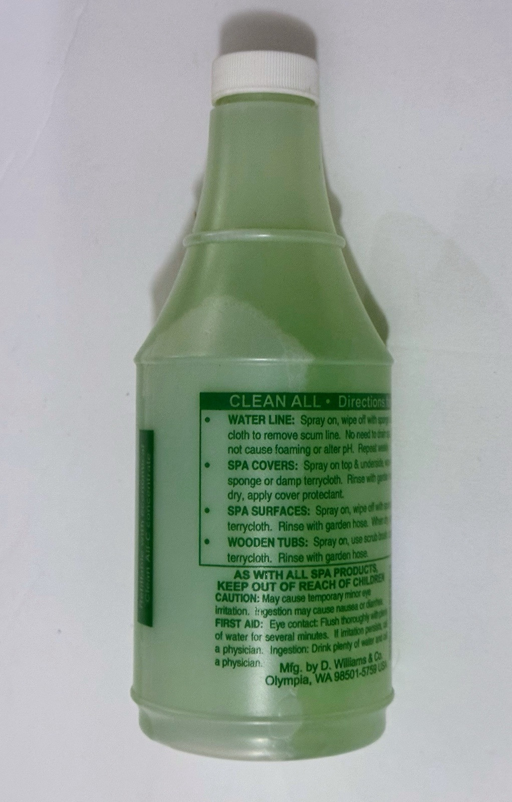Clean All-C Concentrate Multi Surface Cleaner 16oz pH Neutral Biodegradable New