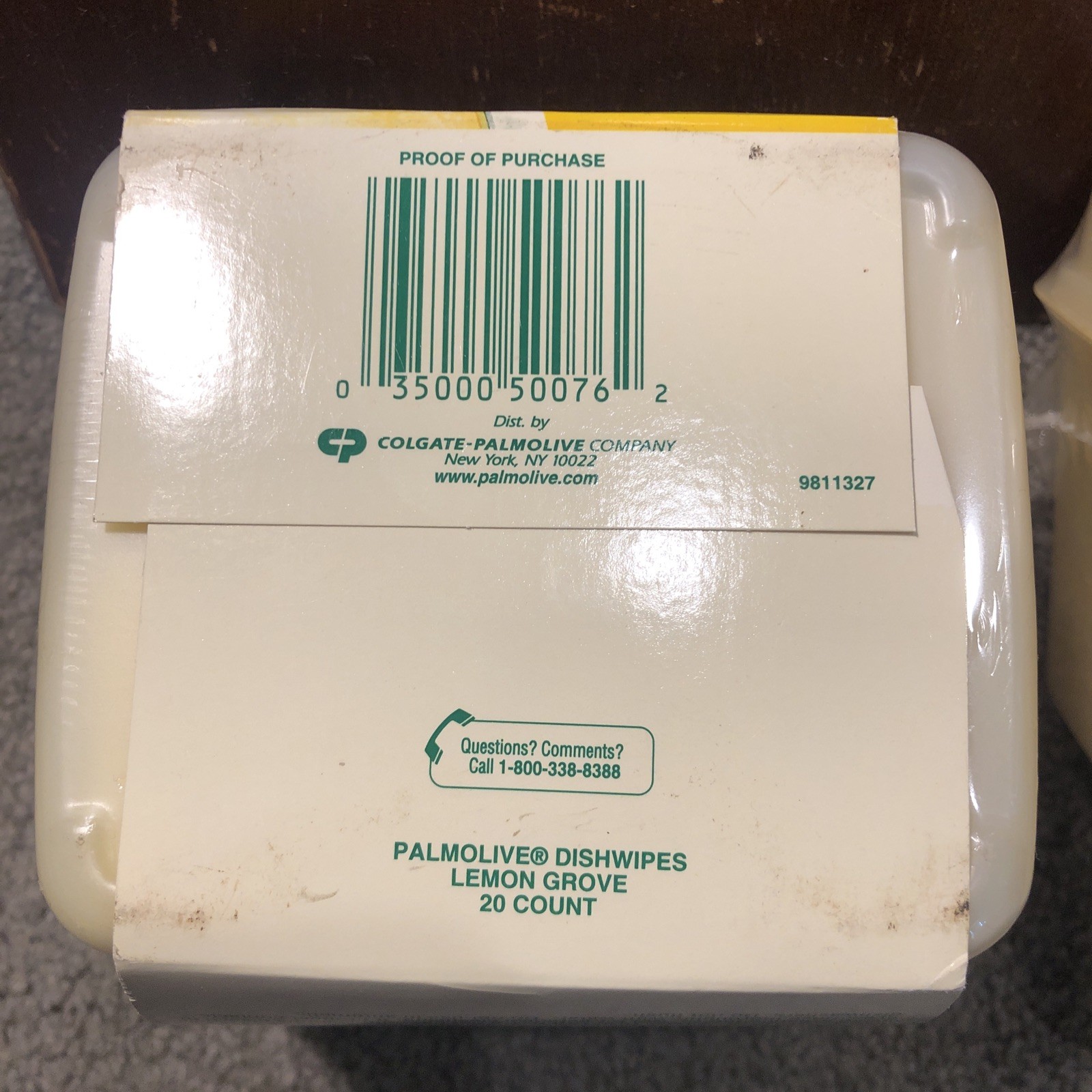 X2 Palmolive Dish Wipes Lemon Grove Pretreated Disposable Cloths 20 Count