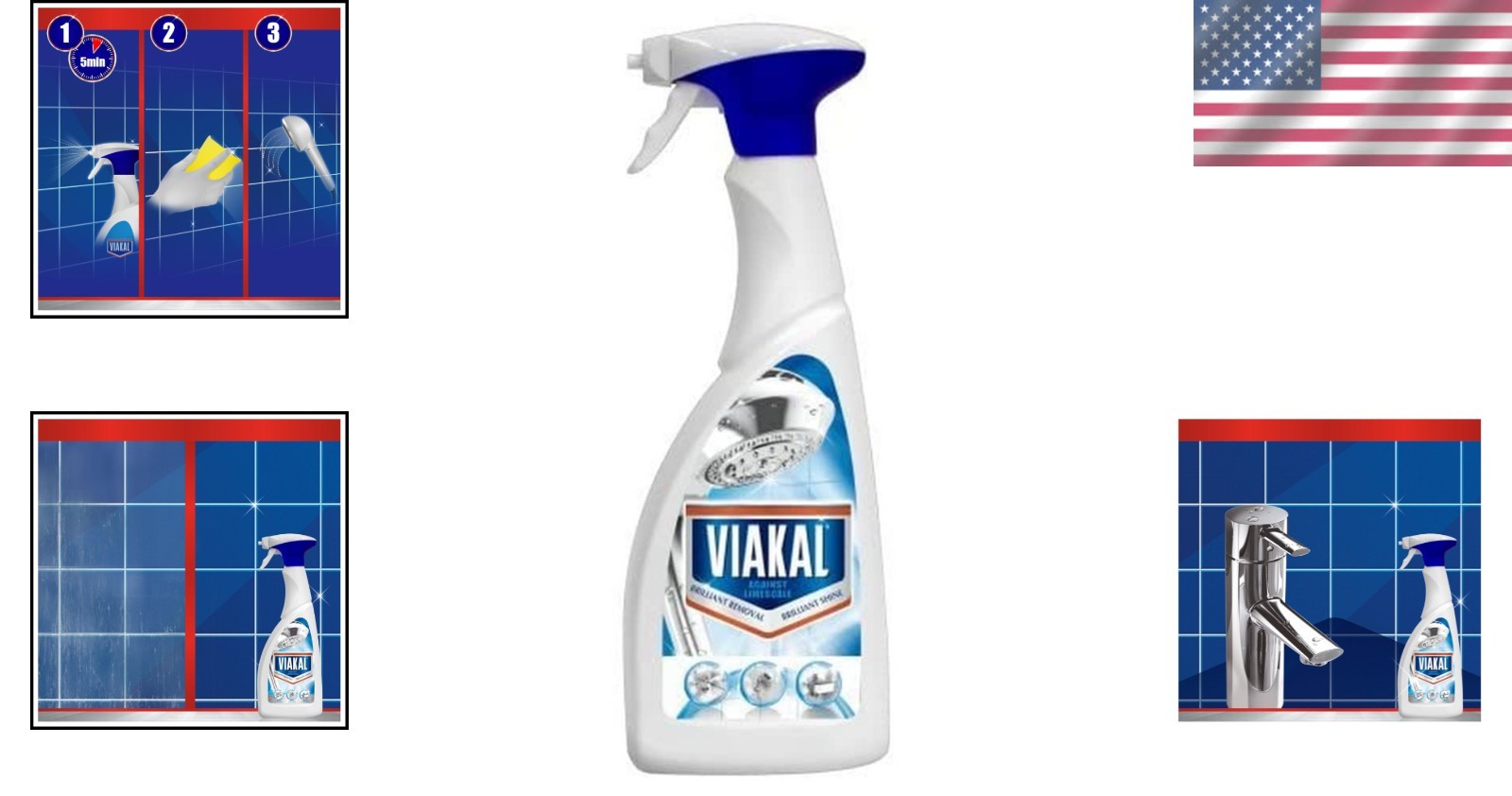 500ml Limescale Spray with Refreshing Lemon Aroma – Cruelty-Free Cleaning