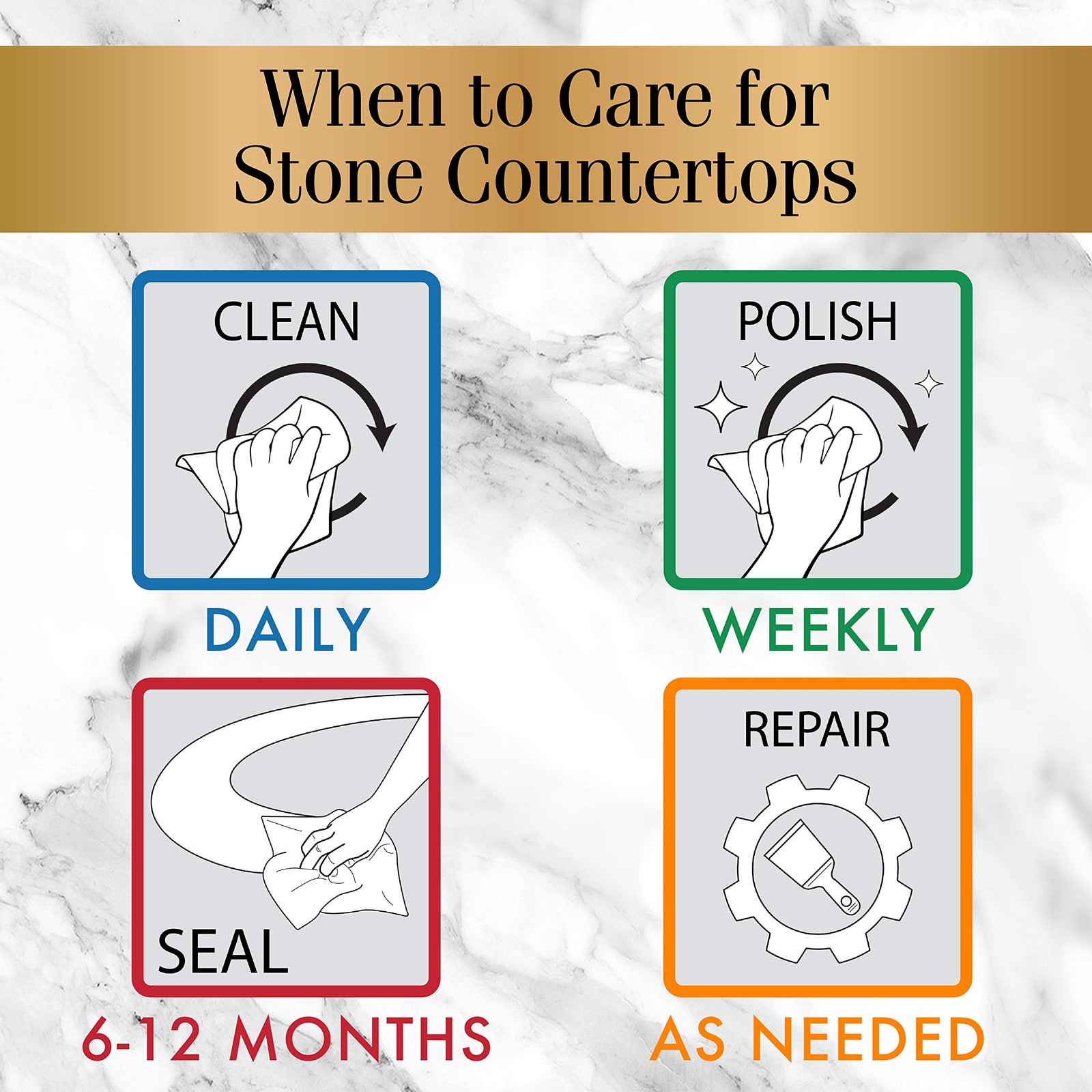 Granite Clean, Shine & Protect Cleans Polishes & Protects Stone, Granite, Qu…