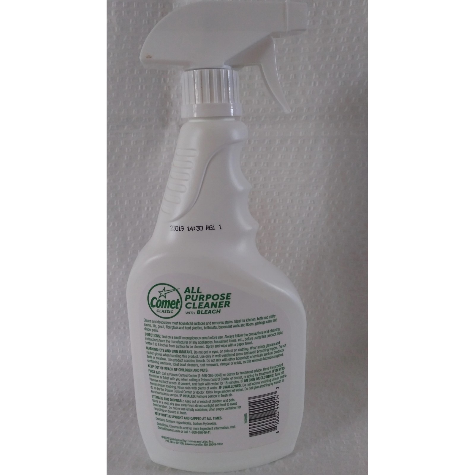 Comet Classic All Purpose Cleaner with Bleach – (2-Pack) 24oz x 2 = 48oz