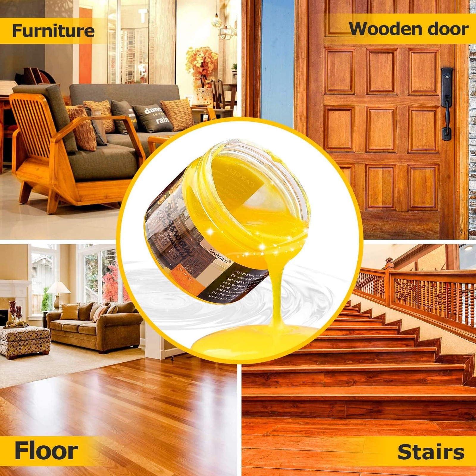 Wood Seasoning Beeswax Furniture Polish – Natural Multipurpose Wax for Care
