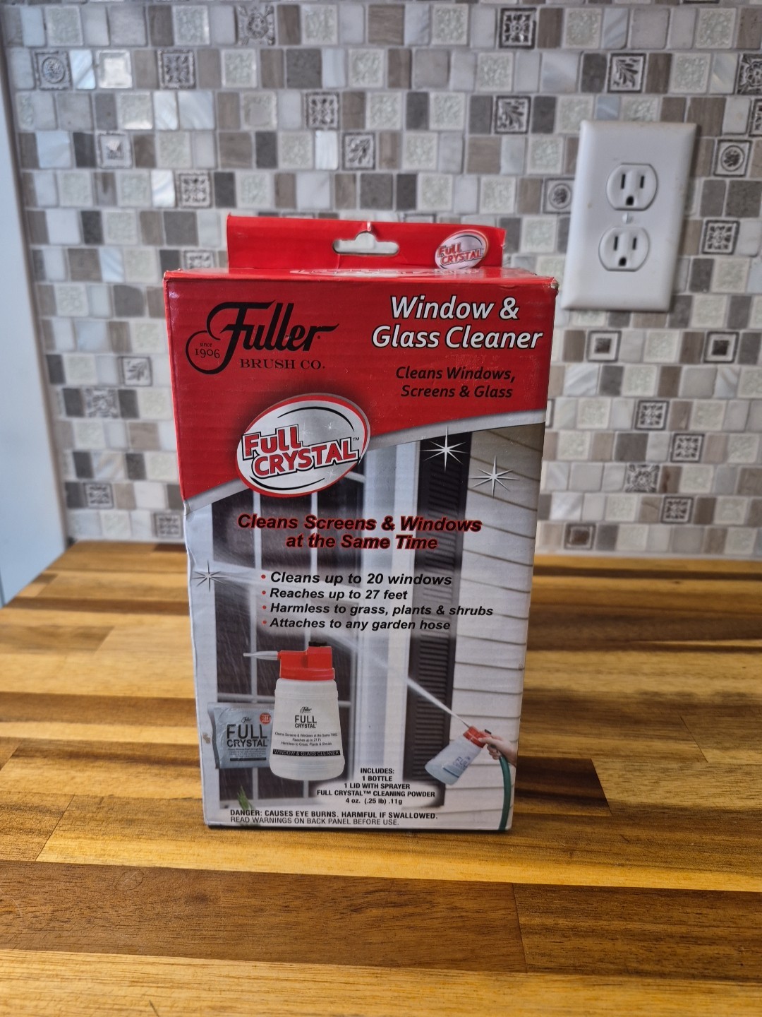 Fuller Brush Crystal Window & Outdoor Surface Cleaner FBFC-6 Kit New Open Box