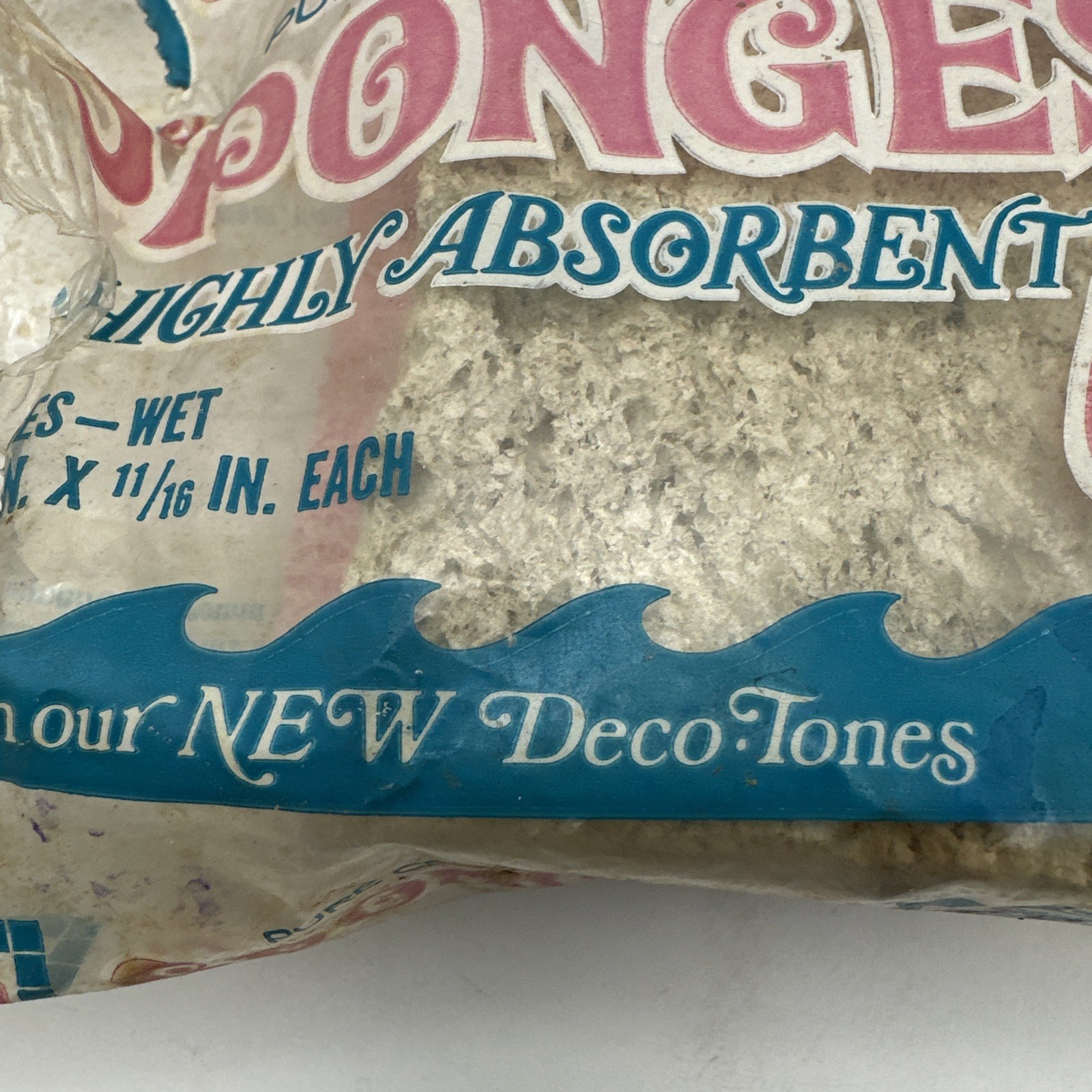 Pure Cellulose Sponges Vintage O-Cel-O Betty Crocker GM USA Movie Prop