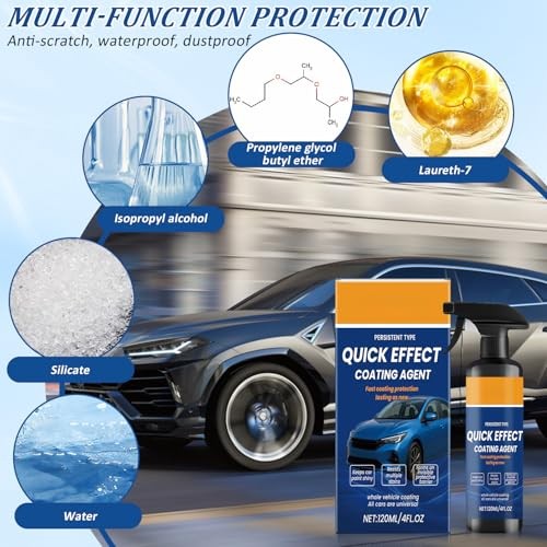 2Pcs Advanced Car Quick-Acting Coating Agent Spray, Quick Effect Coating Agent