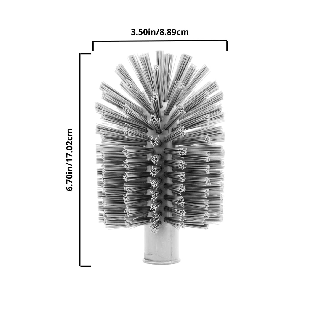 SPARTA Industrial Tank Pipe Brush Head, Drain Brush with 3/4″ Thread Hole (Ha…