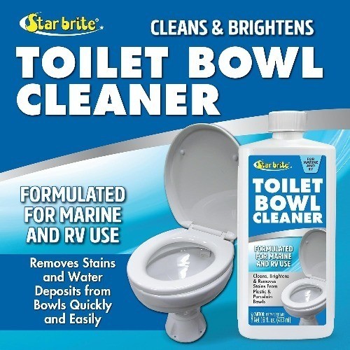 Toilet Bowl Cleaner – Formulated for Boat, RV & Portable Use – Removes Stains fr