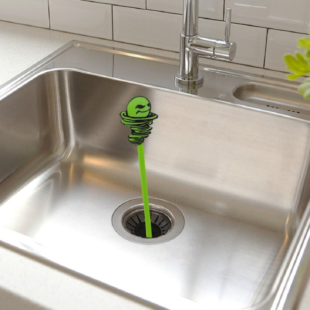 Hair Grabber Drain Snake – 5 Pack (Great for Sink & Shower Clogs)