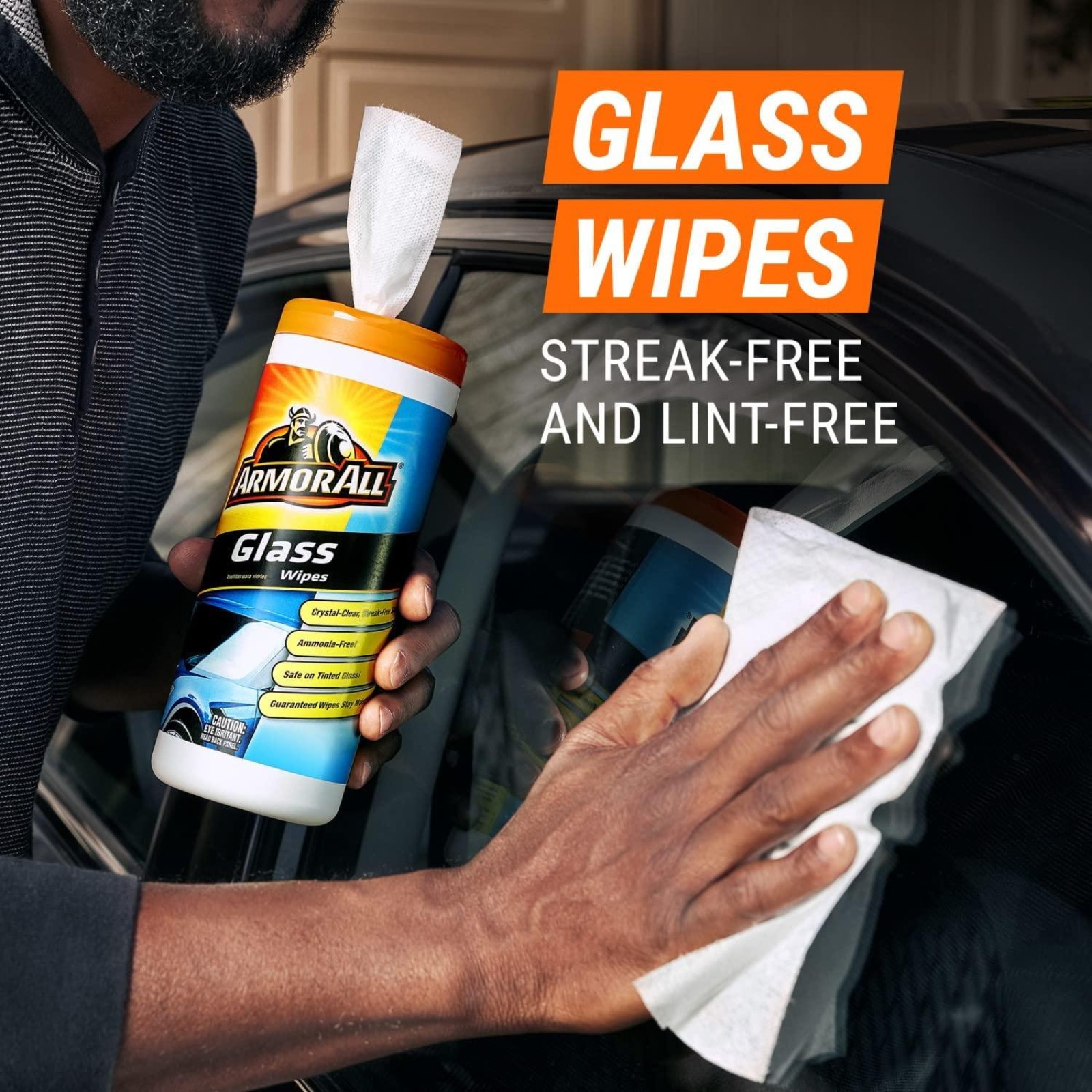 Armor All Car Cleaning Wipe Kit 90ct Protectant Glass Interior Dashboard Cleaner