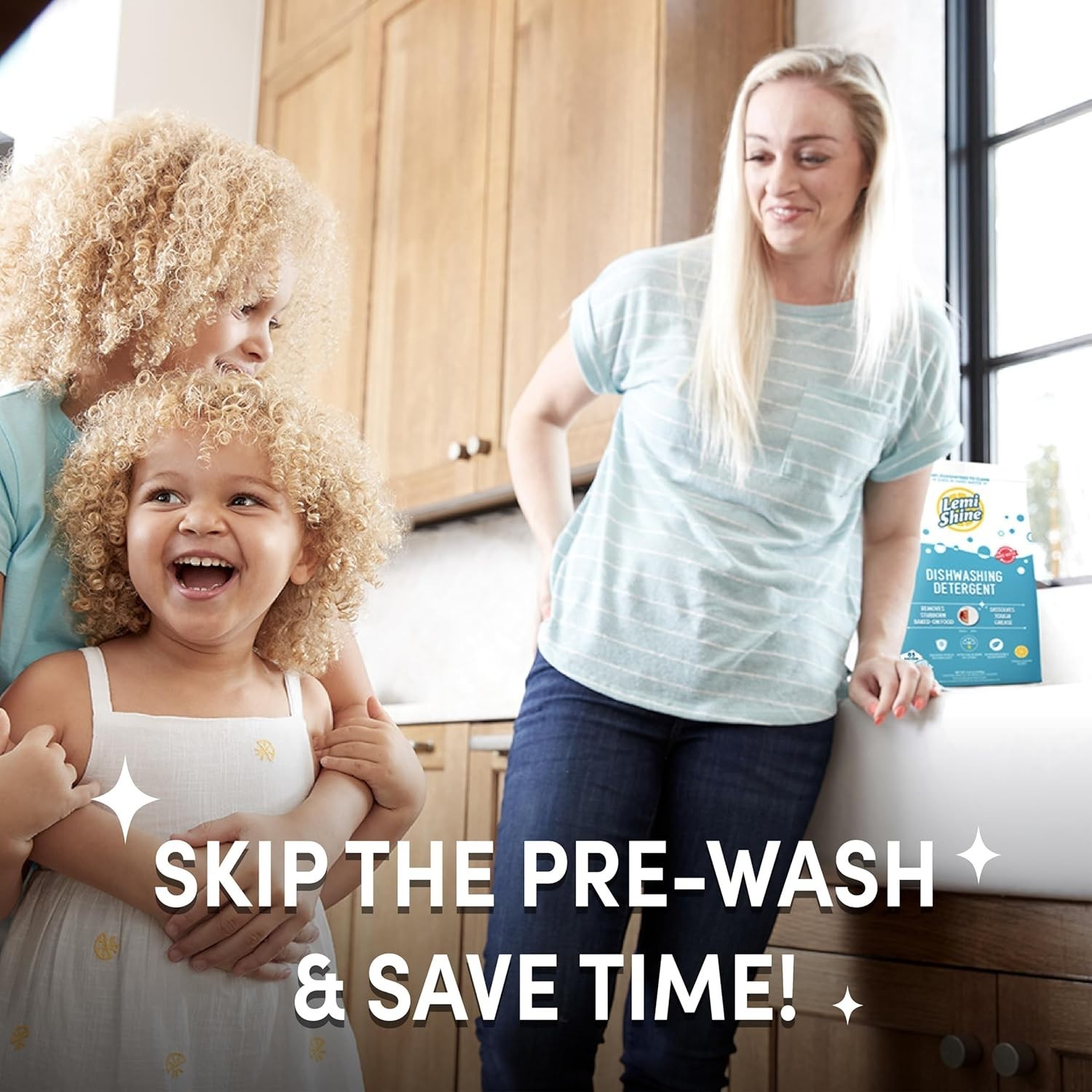 Natural Dishwasher Detergent Pods + Dishwasher Cleaner 1 Ct | All-In-One Powder