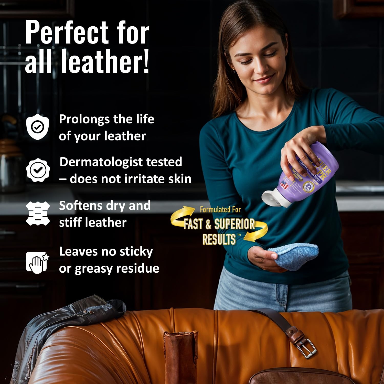 Leather Cpr Leather Cleaner And Conditioner – Leather Conditioner For