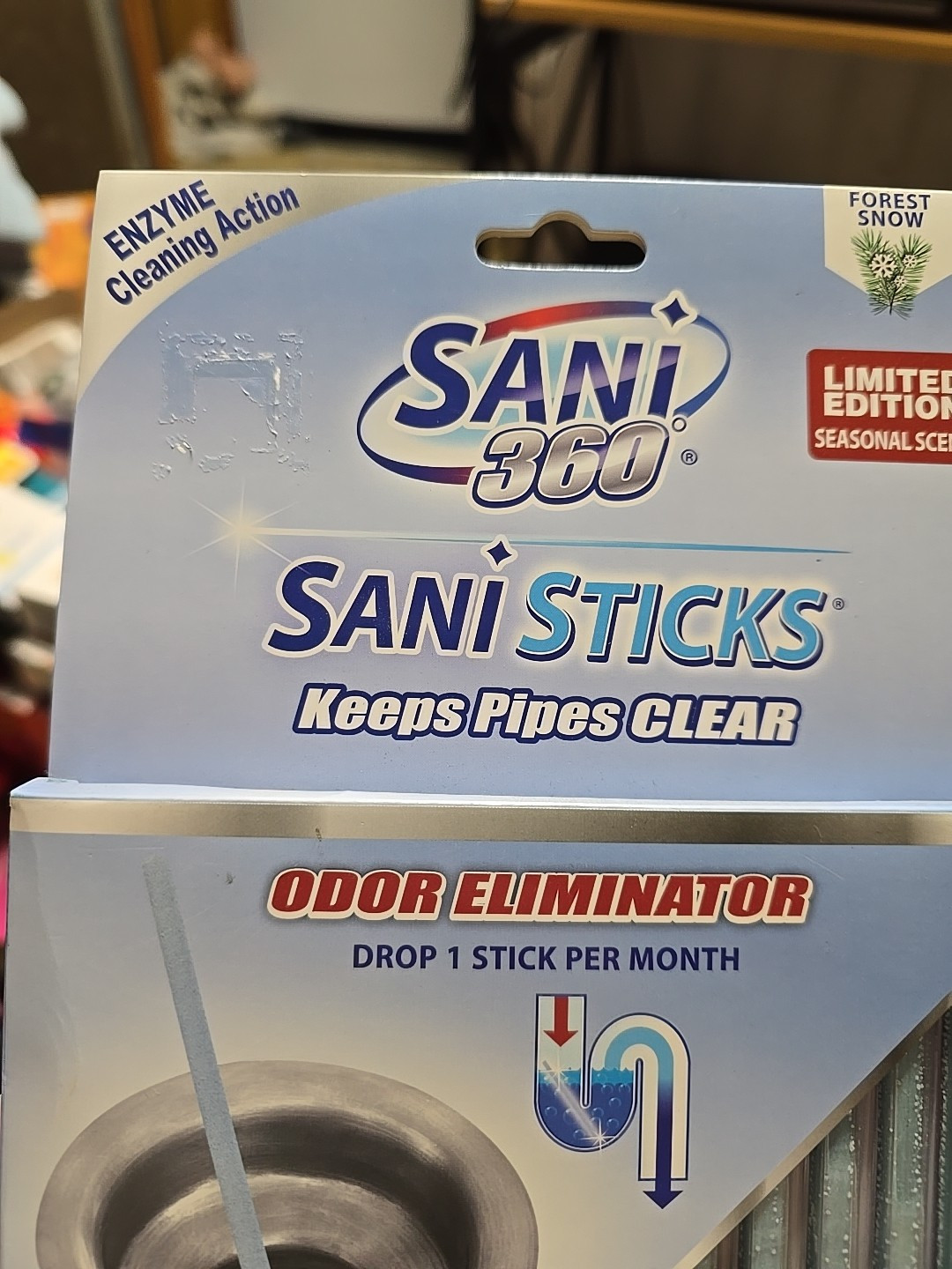 Sani 360 Sani Sticks Forest Snow Scent 12 Sticks New Limited Edition Scent
