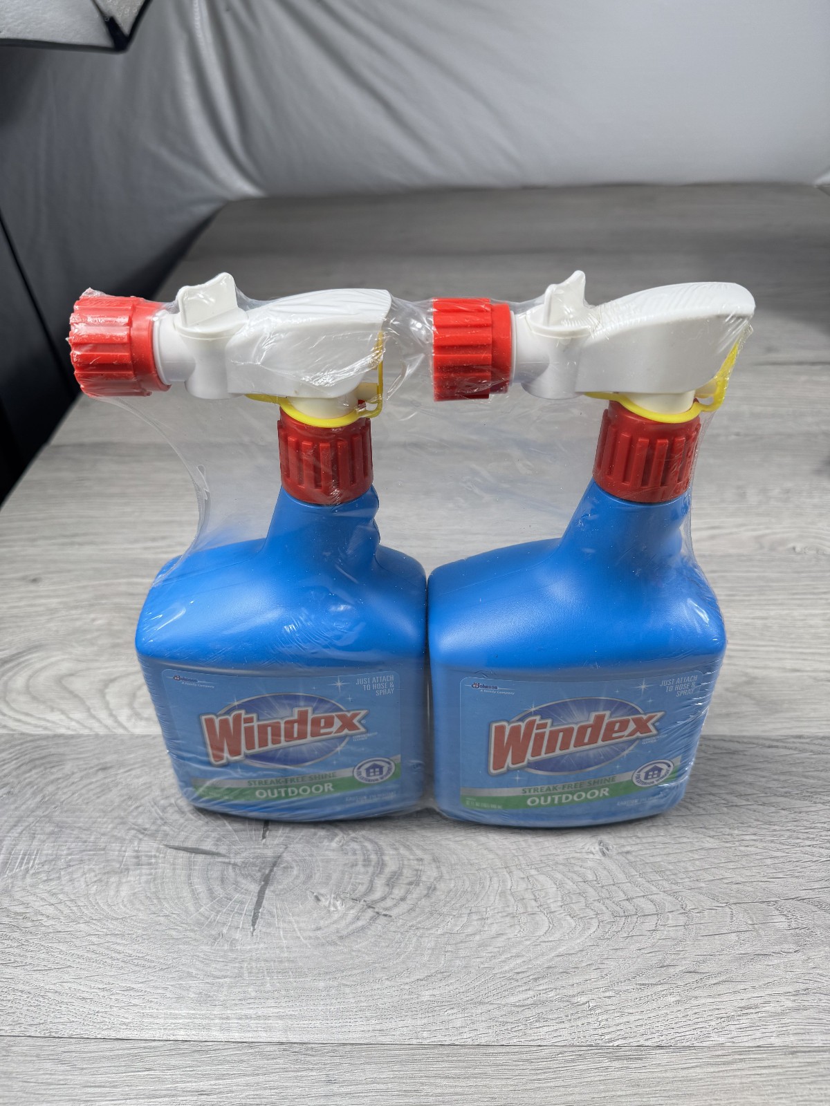 Windex Outdoor Glass & Patio Cleaner, 32 Fl Oz Connects to Hose End Lot of 2