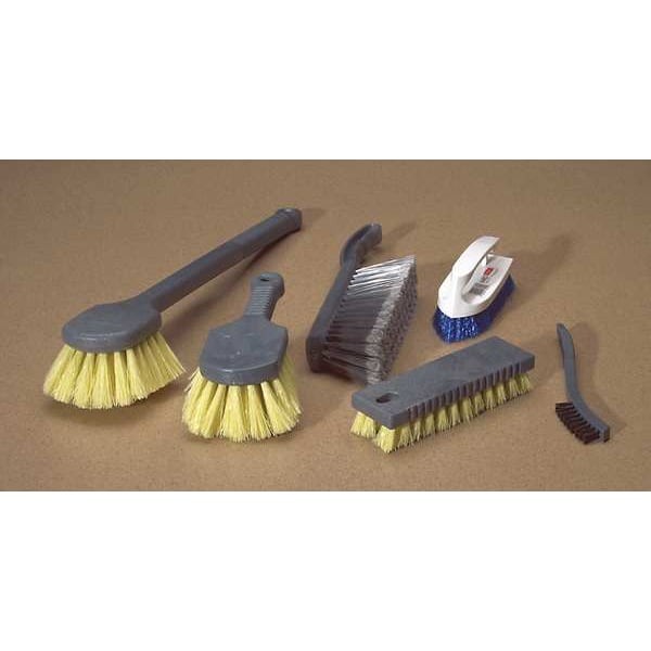 Rubbermaid Commercial Fg634200silv 2 In W Bench Brush, Medium, 4 1/2 In L