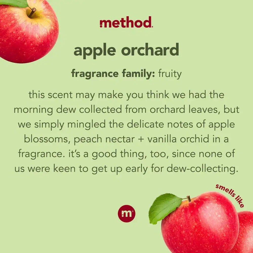 Method Daily Granite Cleaner Spray, Apple Orchard, 28 Ounce, 6 Packs Included