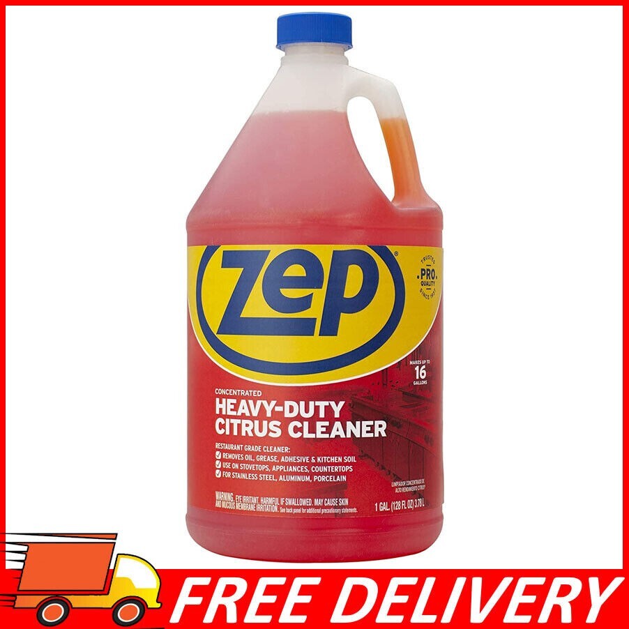 Zep Heavy-Duty Citrus Degreaser Refill 128 Oz Professional Cleaner and Degreaser