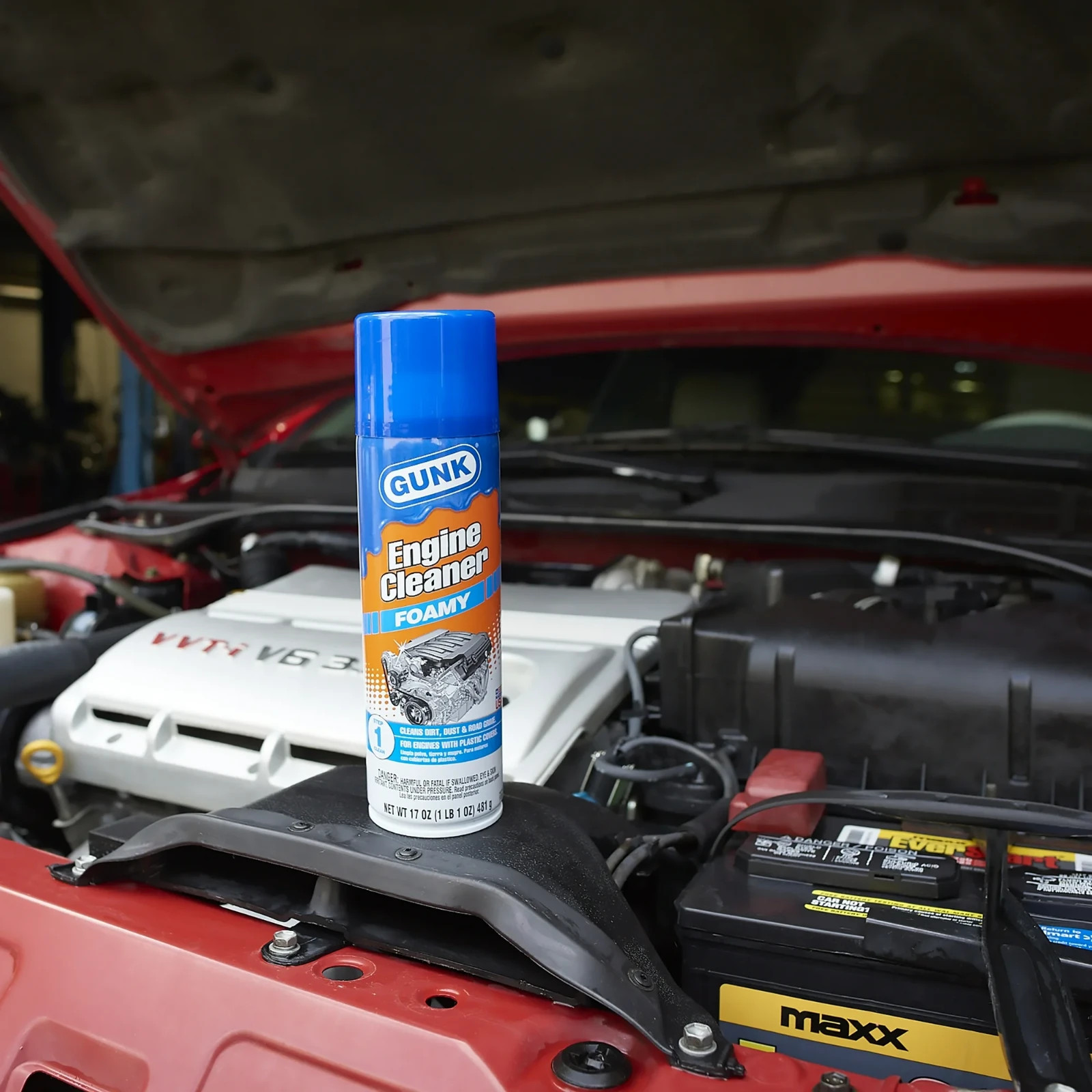 17 oz. Foamy Engine Cleaner and Degreaser – Spray Application