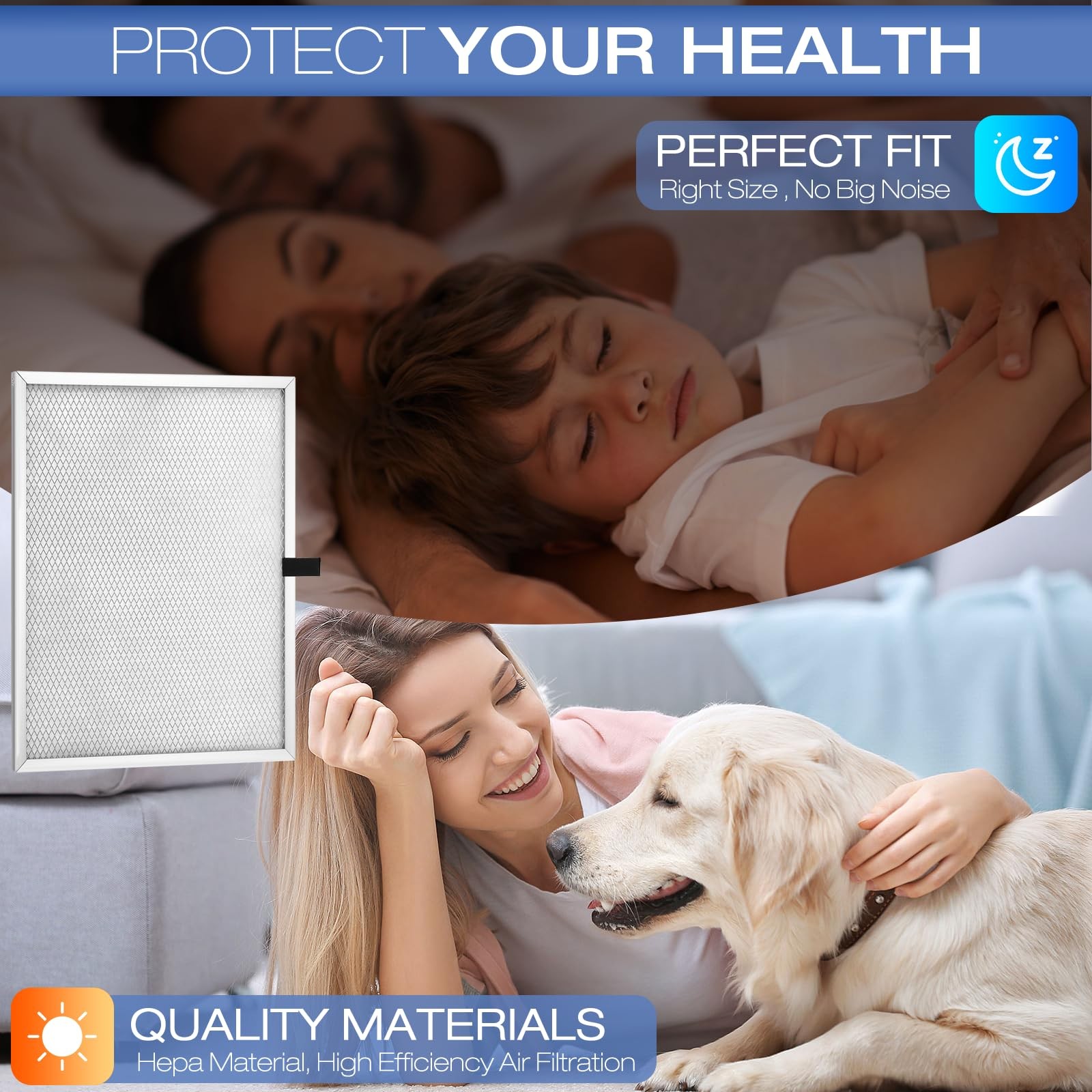 MERV 8 Dehumidifier Filter 6-Pack for ALORAIR Storm LGR – High Efficiency