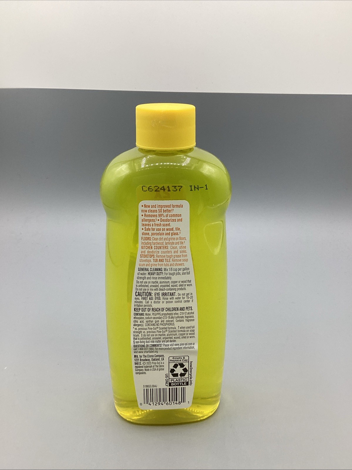 Pine-Sol Multi Surface Cleaner-2X Concentrated Lemon Fresh Formula – 14 FL Oz