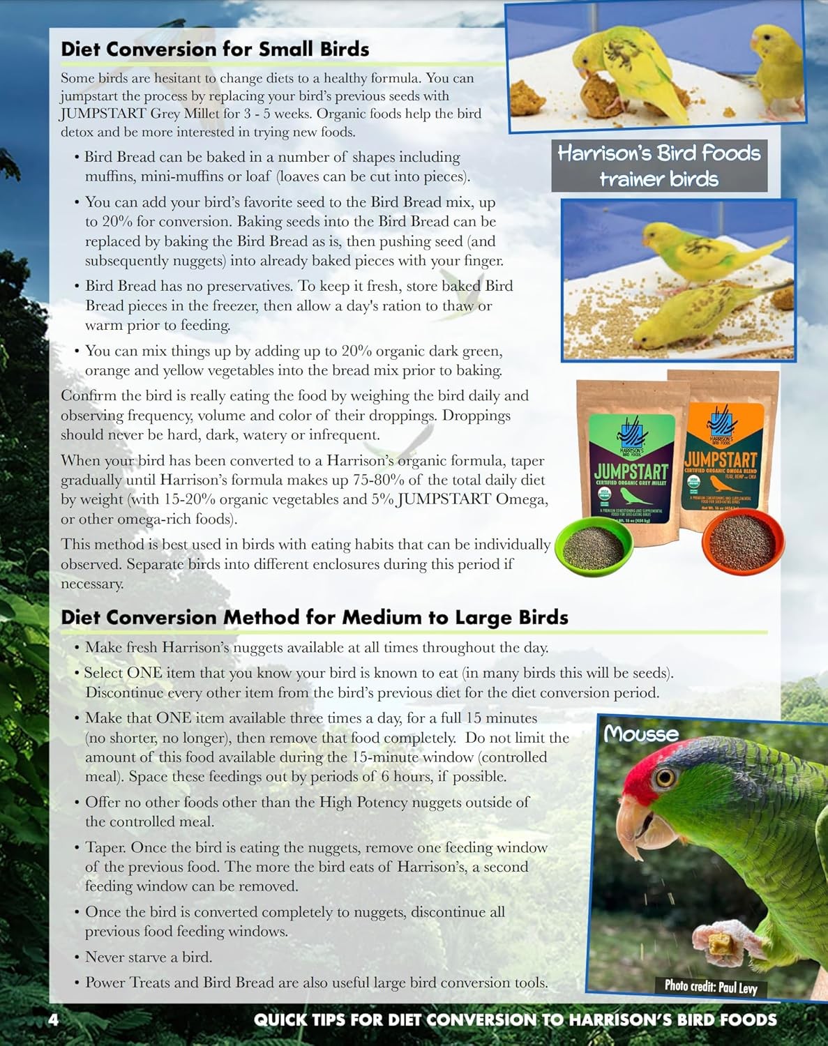 Harrison’s Bird Foods Adult Lifetime Coarse Certified Organic Non-GMO Daily Ma
