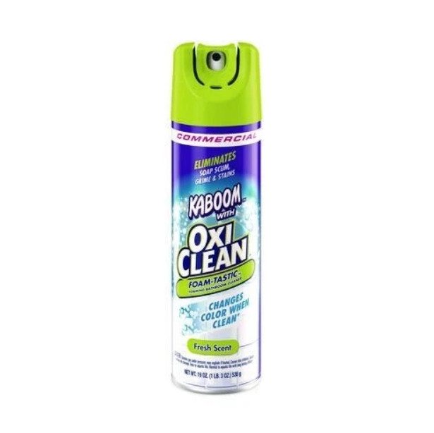 Kaboom Foamtastic Bathroom Cleaner, Fresh Scent, 19 oz Spray Can, 2/Pack