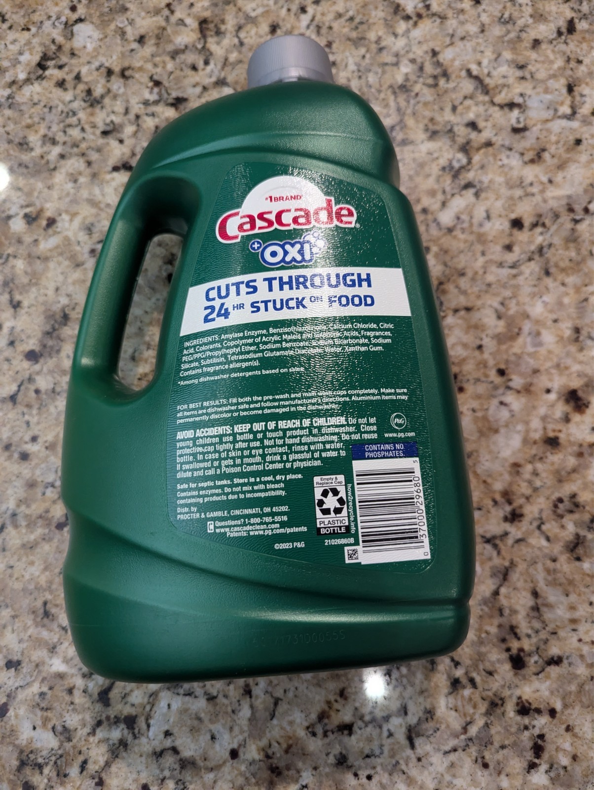 Cascade Complete Dawn Grease Fighting Power Oxi Dishwasher Detergent 7.81 lbs