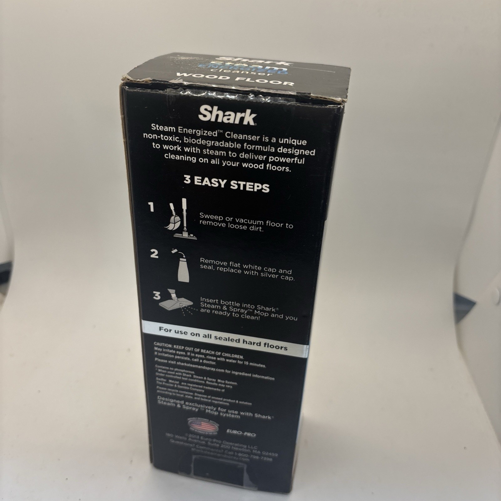 Shark Steam Energized Wood Floor Cleanser Cleaner 20 Oz