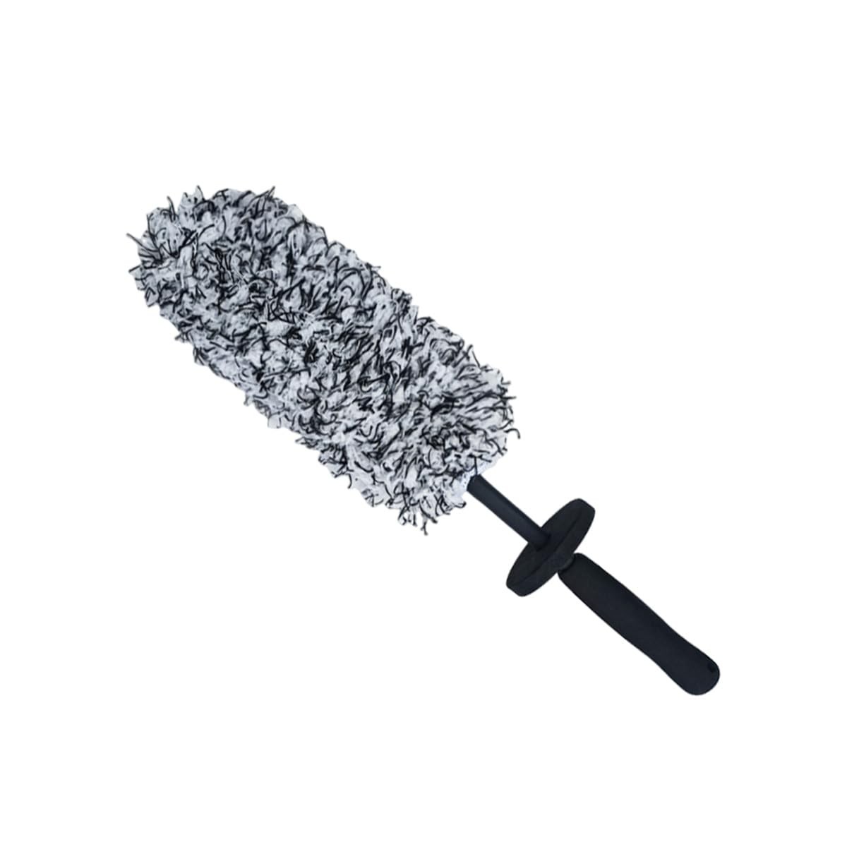 Soft Microfiber Car Wheel Rim Cleaner Non Scratch Detailing Wash Tool Grey