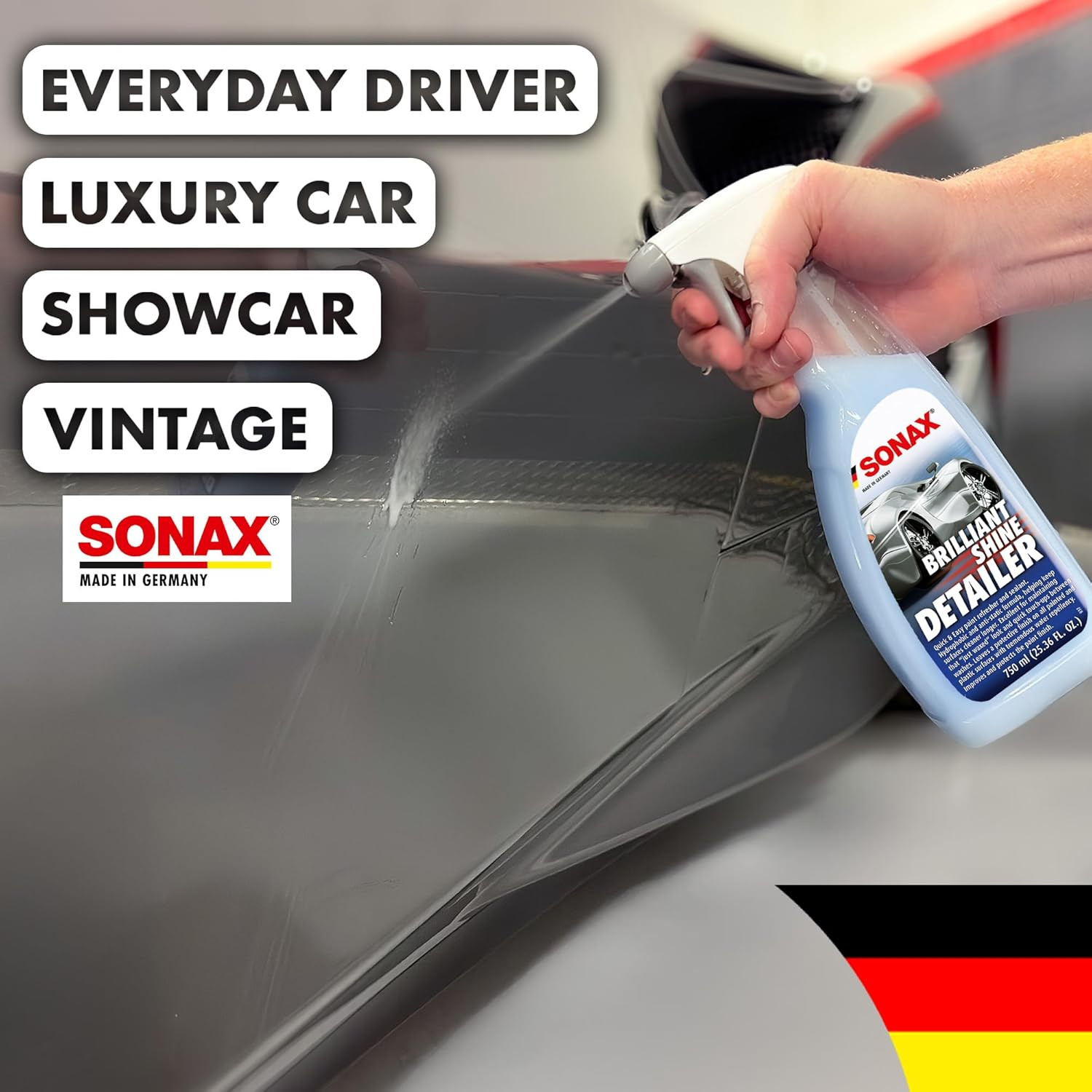 Brilliant Shine Detailer 287400 | High-Gloss Quick Detailer | Enhances Paint Shi