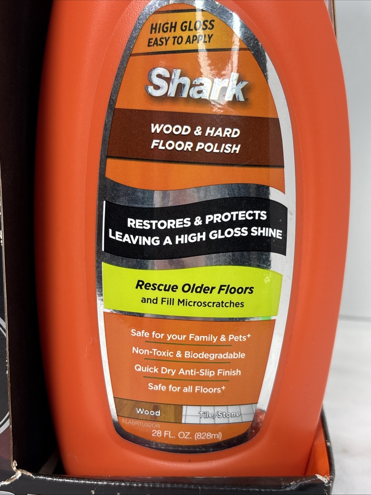 SHARK Wood & Hard Floor Cleaner Wood Floor Polish 28 oz. Discontinued NEW SEALED
