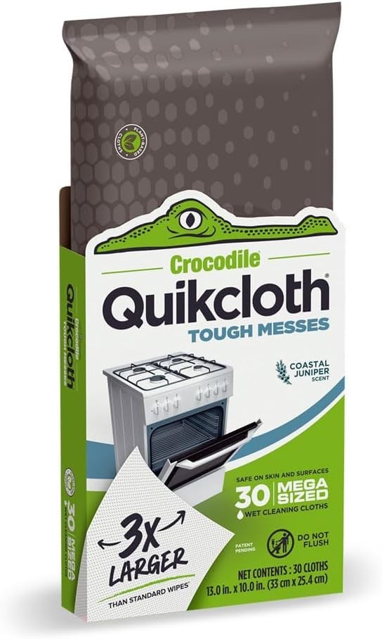 ® Tough Messes – Plant-Based, Gentle, Plastic-Free Cleaning Wipes for Home & Kit