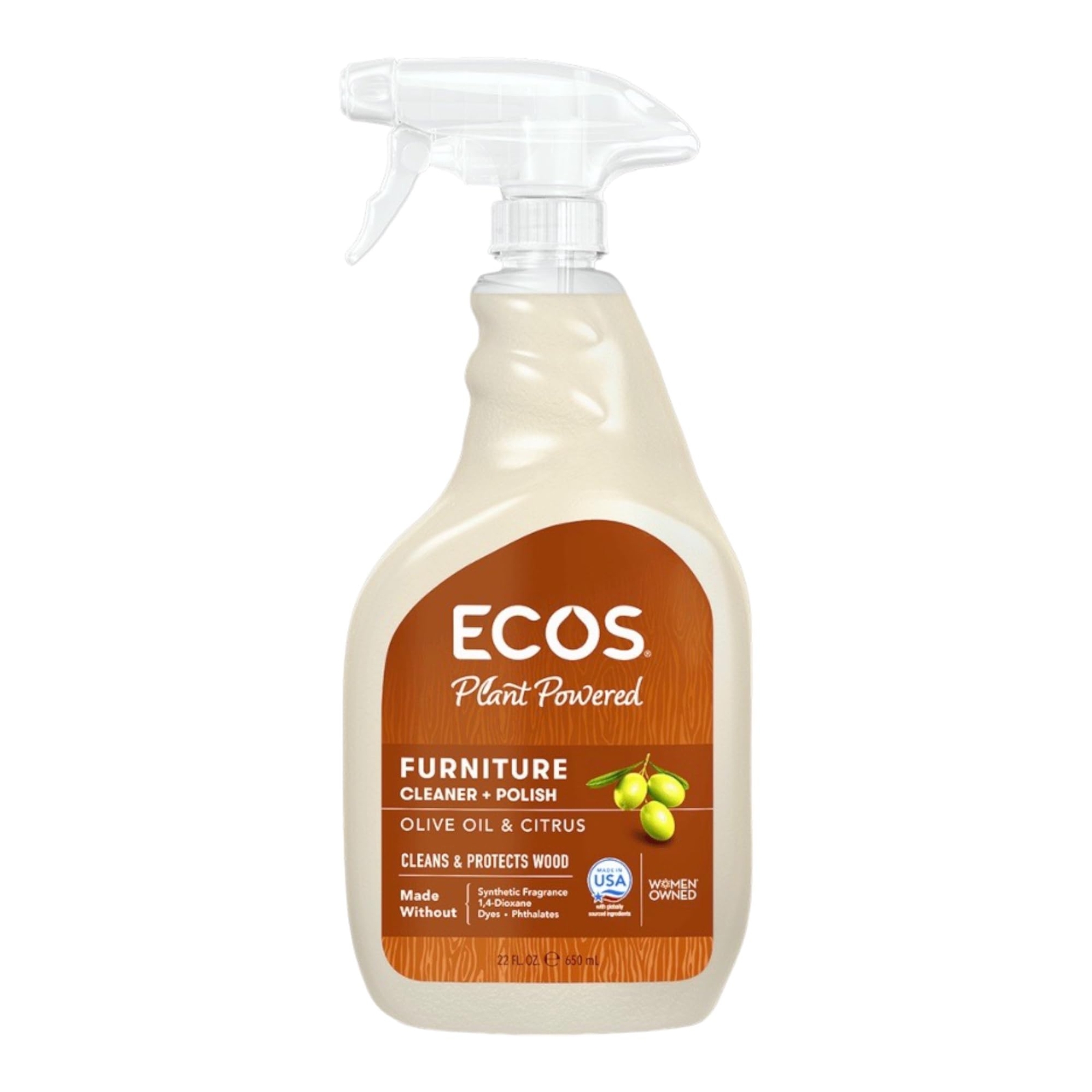 Natural Olive Oil Furniture Polish 22 Oz Cleans Protects Wood Non Toxic