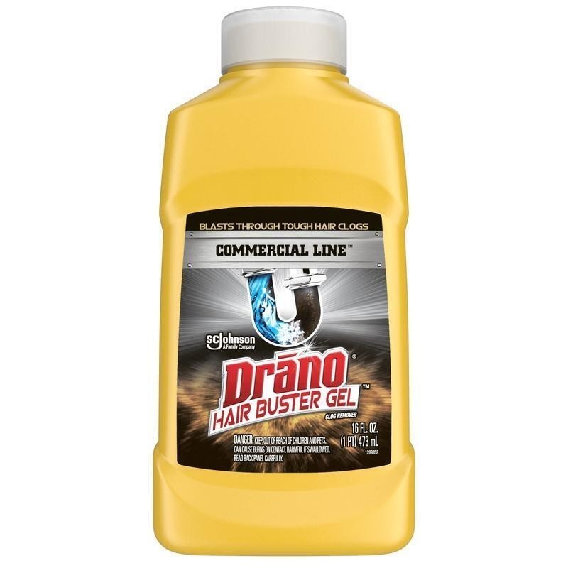 Hair Clog Remover Gel Professional Strength 16oz Effective Pipes Safe Septic New